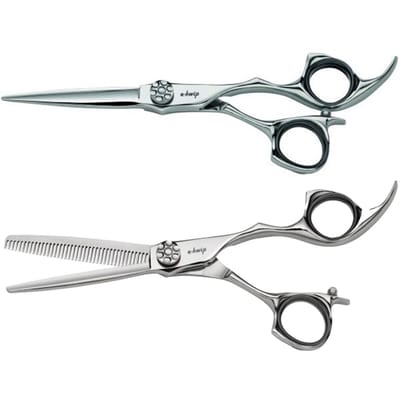E-Kwip Galaxy GA Knipschaar + Coupeschaar Zilver 5,5inch