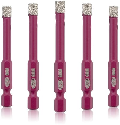 Diamantboor Set 5 Delig (6 mm) voor Tegels, Keramiek, Marmer en Graniet - Droog Boren