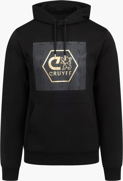 Cruyff Explore Hoodie Heren Zwart - Maat: L