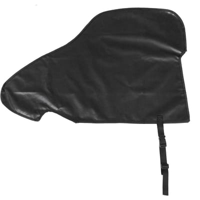 Couvercle d'attelage de caravane étanche, serrure d'accouplement de boule de remorquage de remorque en PVC noir
