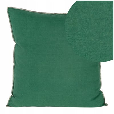 Decoratieve kussenhoezen 45x45cm - Donkergroen met gouden accent