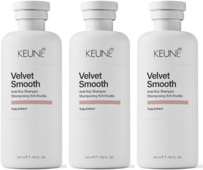 3 STUKS - Keune Care Velvet Smooth Anti-frizz Shampoo 300 ml