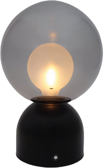 Luxus Europe - Tafellamp Touch Lina Zwart - Draadloze LED Tafellamp Binnen - USB-C Oplaadbaar - Touchbediening - Dimbaar - 3 Lichtkleuren