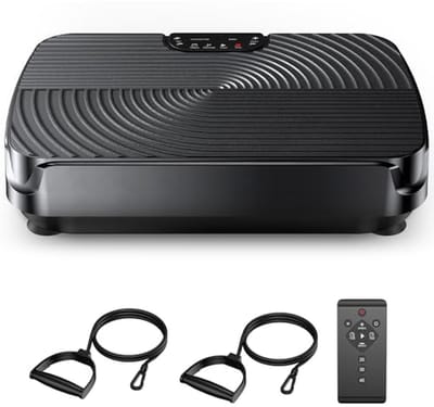 Trilplaat - Fitness trainer - Thuis sporten - Stille motor - 140 kg draagkracht - Zwart
