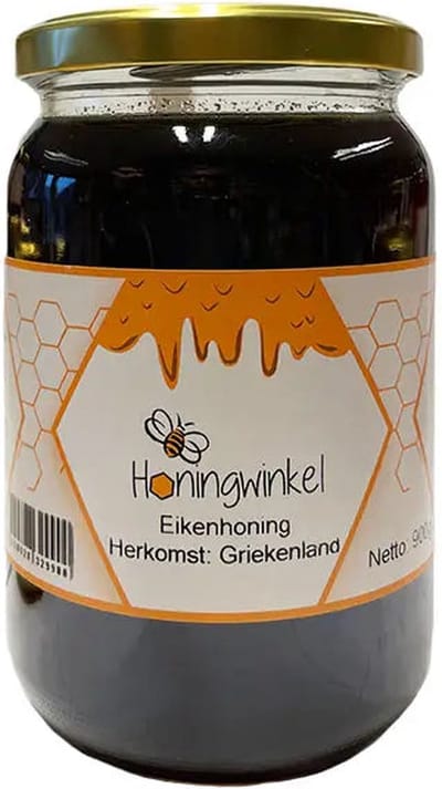 Eikenhoning 900g Griekenland Honingwinkel (vloeibaar)