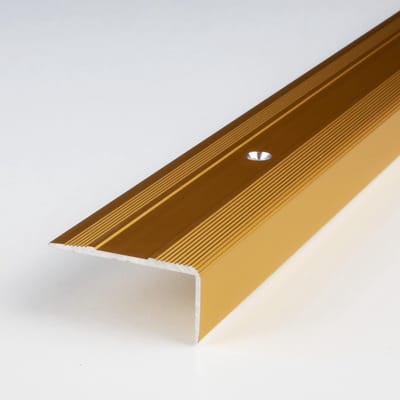 Geanodiseerd Aluminium Trapneus - Goud 36mm Breed - 100cm - Voorbeoord