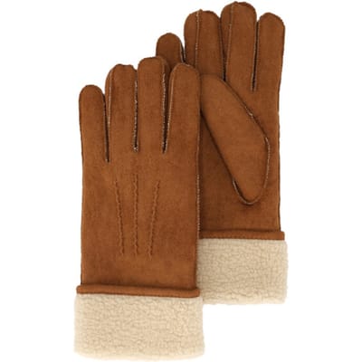 Sarlini Dames suèdine handschoenen cognac