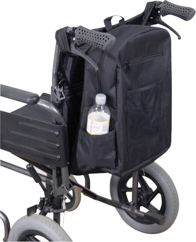 Aidapt Rolstoeltas gevoerd - 46x37x18 cm - Zwart
