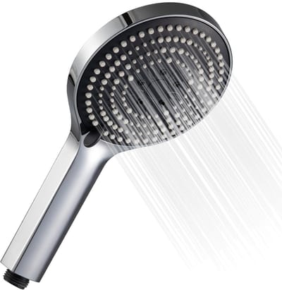 Dailygoods- Douchekop 130mm - Handdouche - 6 Massagestanden - Waterbesparend - Hogedruk - Eenvoudige installatie