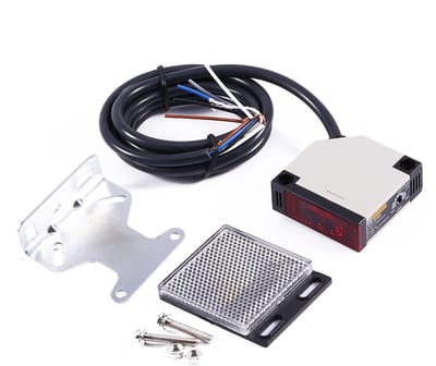 Allecto - Sensor schakelaar - Objectdetectie - Spiegelreflectie - AC 90-250V - Photoelectric - Detecteren van objecten - Foto-elektrische sensor - ...
