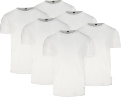 6-pack Levi's heren T-shirt Rond-Neck