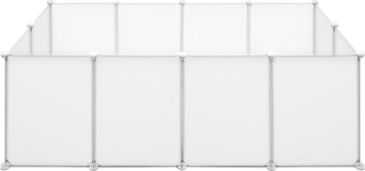 Dierenren Loca - Kippenren - Konijnenren - Zwart - Verstelbaar - 142x72x45cm