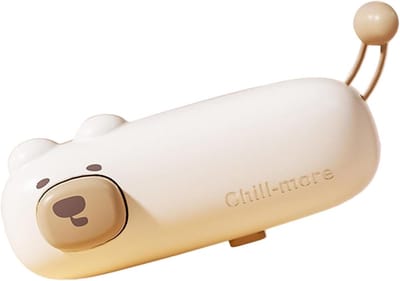 Voedselverzegelaar Zakkensluiter - Mini Heat Sealer - Voedsel Opslag - 2-in-1 Functie - Compact Formaat - Beer-model