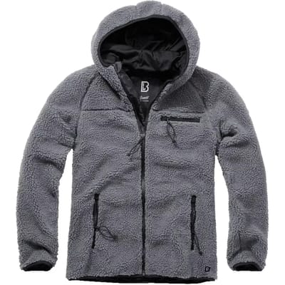 Brandit - Teddyfleece Worker Jacket - M - Grijs