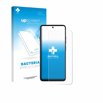 upscreen - Screenprotector voor Motorola Moto G57 Power - Folie Beschermfolie transparant antibacterieel