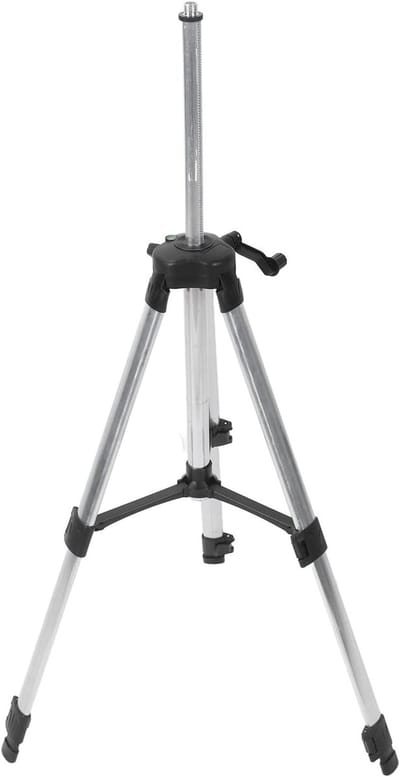 Omgoods- Laserstatief 1,5 M Verstelbaar - Aluminiumlegering - Zelfnivellerend - Antislip - Opbergtas - Goede Stabiliteit - Meetstatief