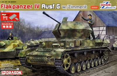 Dragon Modelbouwpakket Militaire voertuigen - 6746 Flakpanzer IV Ausf. G w/Zimmerit w/Magic Track Plastic - 1:35 - Modelbouw