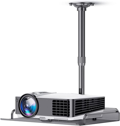 Projector Plafondbeugel - Projector Lade - Thuisbioscoop - In hoogte verstelbaar - 30-60cm - Zwart