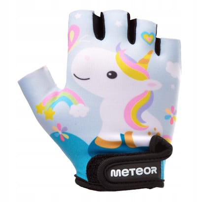 Meteor Kids - Fietshandschoenen - Maat M, print pony