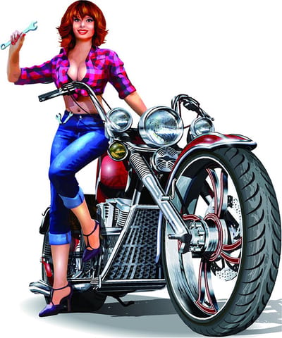 Clayre & Eef Tekstbord 60x50 cm Blauw IJzer Motor