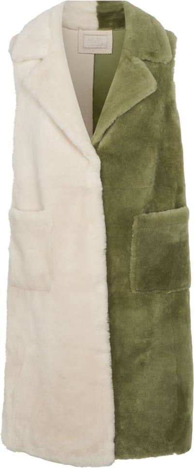 Natures Collection - Raelynn Vest - Dubbelzijdige Shearling Schapenvacht