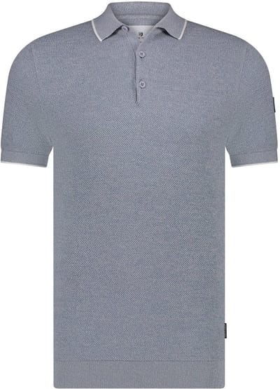 State Of Art Pique Polo Blauwgrijs - Maat XXL - Heren