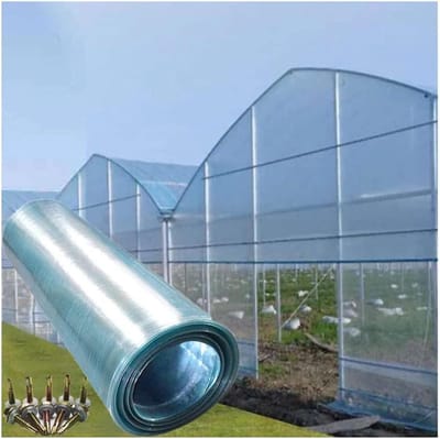 Polycarbonaat plaat - polycarbonaat folie - tuin- en broeikasafdekking - luifelplaat - gemakkelijk te buigen en te snijden - pergola, balkon voorruit (kleur: helder, afmeting: 150 x 8,5 cm)