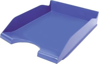 6 x Brievenbak Quantore - A4 - blauw - 100% gerecycled - voordeelset