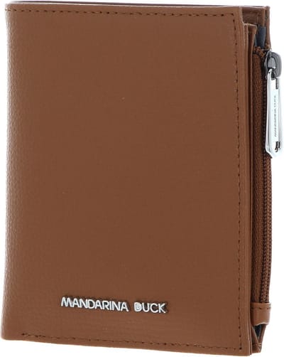 MANDARINA DUCK Leren Portemonnee Mellow Urban Wallet Indian Tan Bruine