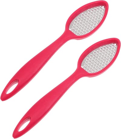 Voetraspen Set - Eeltverwijderaar Rasp - Voetverzorging Thuis - Huidvriendelijk Ontwerp - 19 cm - Zilver