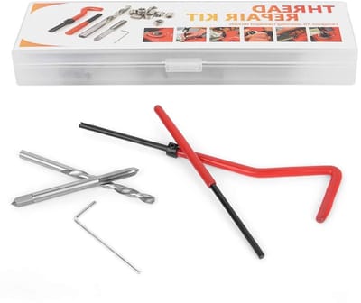 25PCS Draad Reparatie Set M4 voor Handgereedschap - Roestvrij Staal met Transparante Doos voor Verwerkingsmachines en Onderhoud