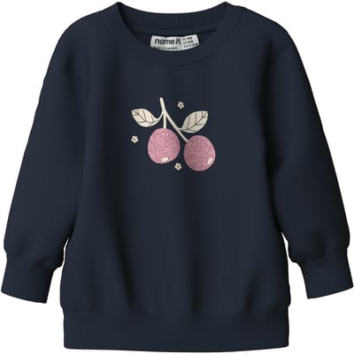 NAME IT - NBFVRILLIE LS SWEAT BOX BRU - Baby - Vesten