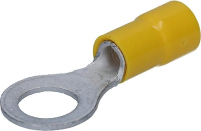 10 stuks Cembre GF-M8 ringkabelschoenen geïsoleerd M8 geel 4-6 mm² I industriële kwaliteit