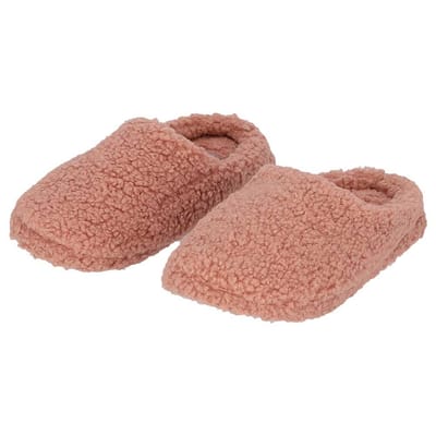 Apollo - Pantoffels dames - Roze - Teddy Wol - Maat 37/38 - Sloffen dames - Pantoffels dames maat 37