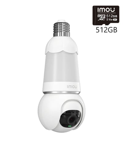 IMOU 2-in-1 Bulb and 360° Outdoor Camera WiFi Bulb Cam 5MP