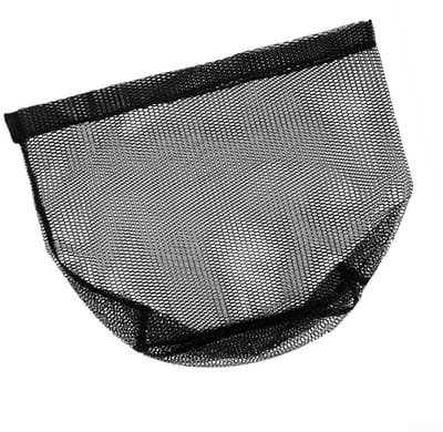 Dailygoods - Zwart Visnet Vervanging, Nylon Mesh Visnet Visnet voor Zoetwater Zoutwater Vissen 40/45/50cm Diameter, 30kg Draagvermogen