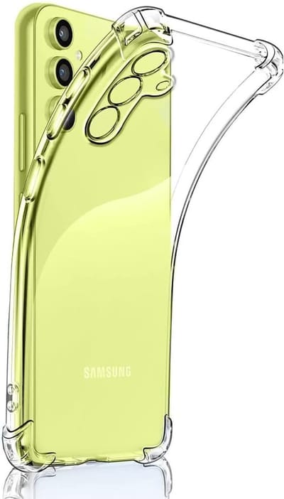 Siliconen hoes Geschikt voor: Samsung Galaxy A54 5G - TPU Gorilla anti-schok met camera beschermer - schokbestendige hoeken - transparant