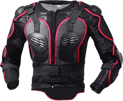 Motorcross Beschermend Motorjack met Rugprotector voor Fietsen en Extreme Sporten