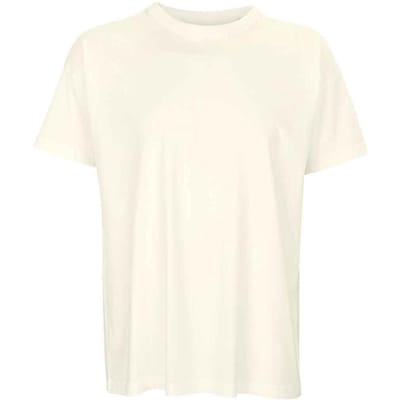 SOLS Heren Boxy Organic Oversized T-shirt (Gebroken wit)