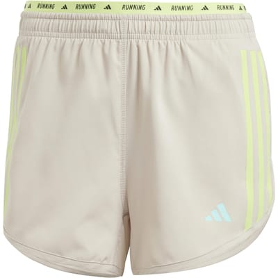 adidas Own The Run 3S Hardloopshorts Dames-Beige