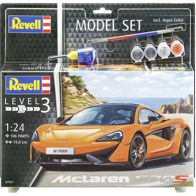 Revell Modelbouwpakket Militaire voertuigen - 67051 McLaren 570S - Model Set Plastic - 1:24 - Modelbouw