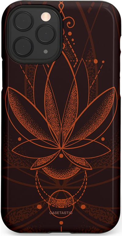 Casetastic Hoesje Geschikt voor Apple iPhone 11 Pro - Stijlvolle Beschermende Duo-layer Case - Lotus Groei