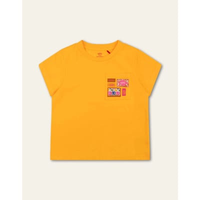 Oilily Tak T-Shirt- maat110/5yr Blazing Oranje