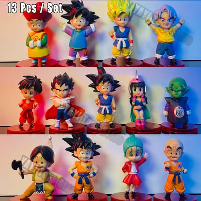 Dragon Ball Z Super Saiyan Son Goku Anime Figuur Son Gohan Vegeta Broly Piccolo Majin Buu Set Actie Figuur Model Cadeaus Speelgoed