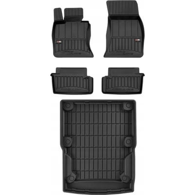 FROGUM PROLINE – Complete set rubber vloermatten + kofferbakmat – BMW 4 F33 Cabrio 2013-2020 – TPE, geurloos