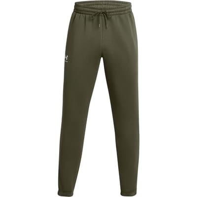 Under Armour Slanke joggingbroek voor heren van fleece met band (Groen)