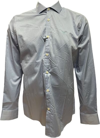 Vanguard Ovehemd - Grijs/Wit - Maat L