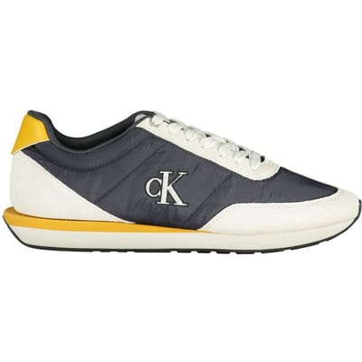 Calvin Klein Blue Gerecycled Polyester Heren Sneaker