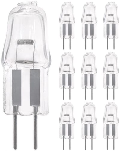 Modee G4 Halogeenlamp 12V - 10W 130lm - Halogeen Lampjes Insteek - Warm Wit Licht - Dimbaar - 10 Halogeenlampen