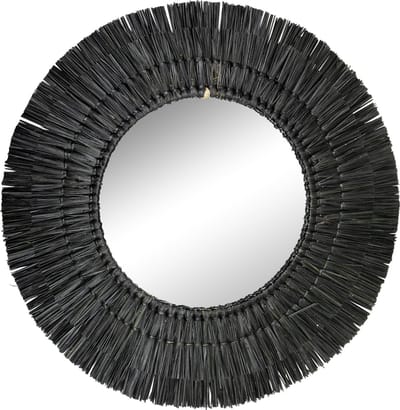 zeegras spiegel zwart 60cm